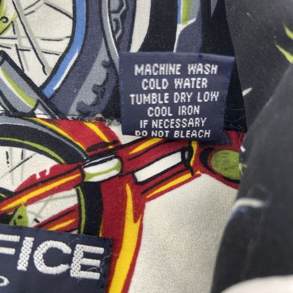 Mens Size 4X Button Up Shirt Motorcycle Short Sleeve Box Office Island *READ - Picture 5 of 7